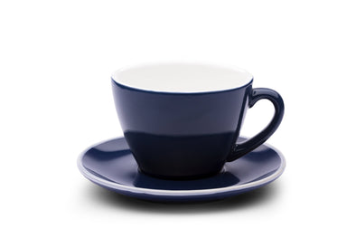 6 x MIDNIGHT BLUE 10oz Cup & Saucer